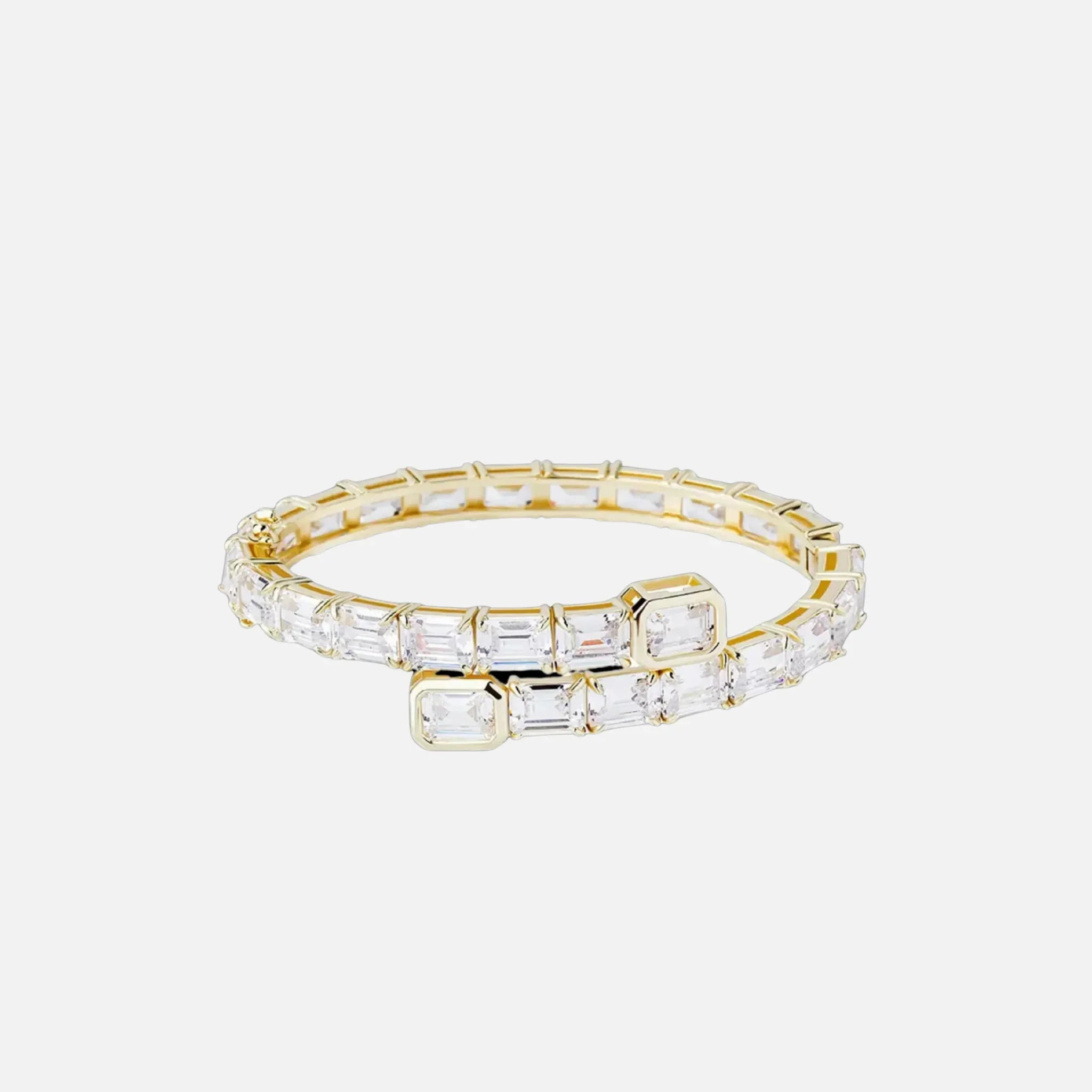 Emerald Cut Bangle