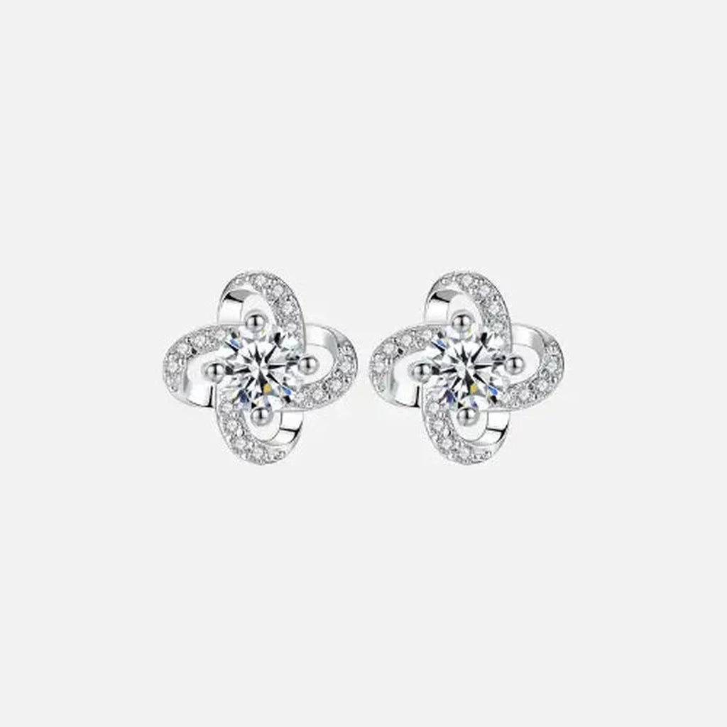 Iced Clover Earrings - S925